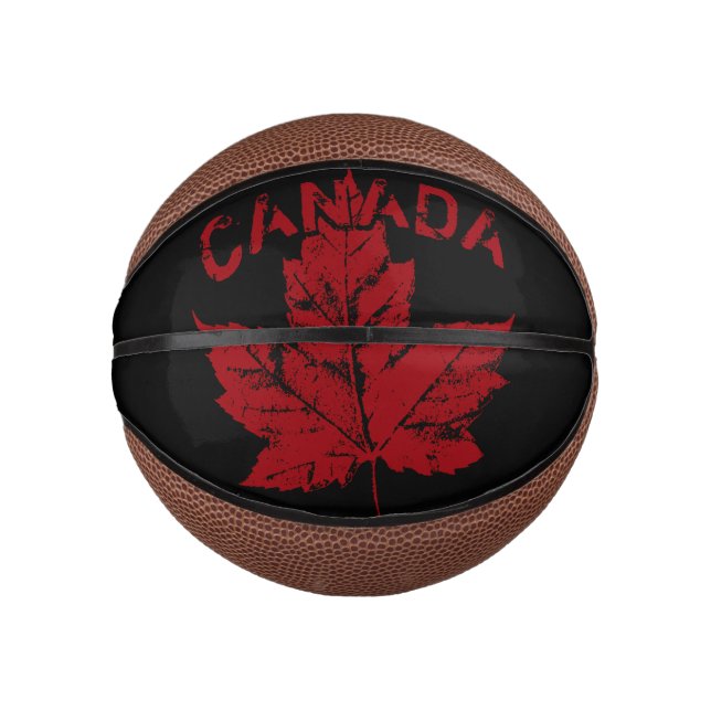 Canada Basketball Cool Retro Maple Leaf Geschenke (Vorderseite)