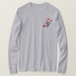 Canada Bird Mountie Besticktes Langarmshirt