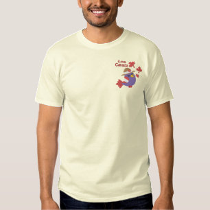 Canada Bird Mountie Besticktes T-Shirt