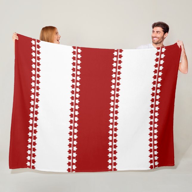 Canada Blanket Canada Flag Souvenir Fleece Blanket (Beispiel)
