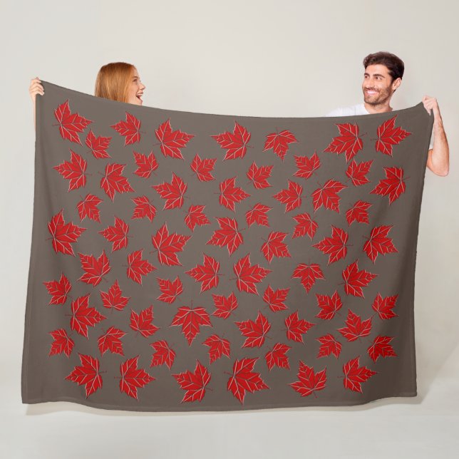 Canada Blanket Canada Maple Leaf Throw Blankets Fleecedecke (Beispiel)