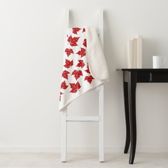 Canada Blanket Canada Maple Leaf Throw Blankets Sherpadecke (Beispiel)