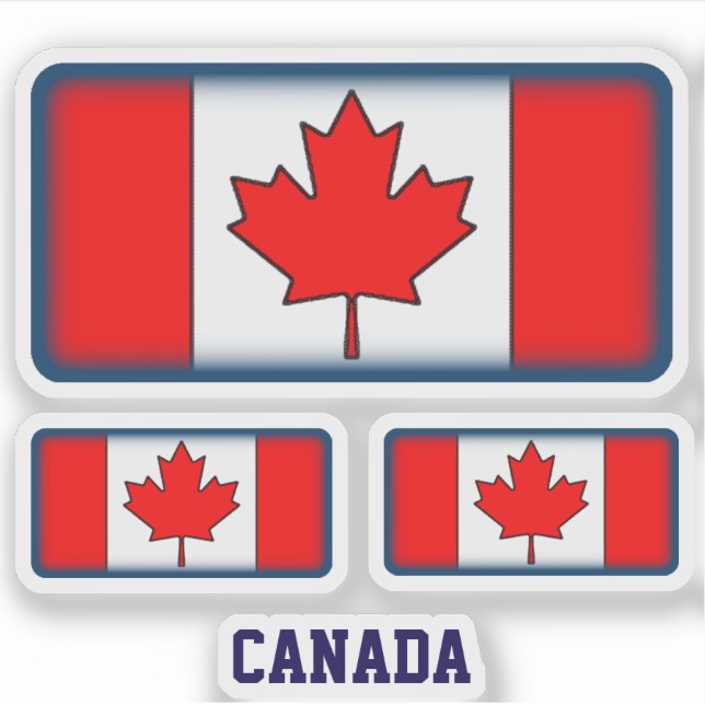 CANADA BLUE AUFKLEBER (Vorderseite)