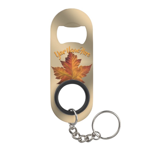 Canada Bottle Opener Canada Maple Leaf Souvenirs Mini Flaschenöffner (Rückseite)