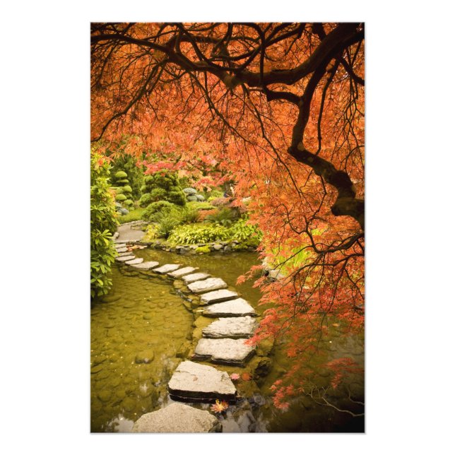 CANADA, British Columbia, Victoria. Herbst Fotodruck (Vorne)