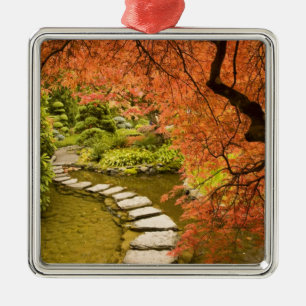 CANADA, British Columbia, Victoria.Herbst Silbernes Ornament