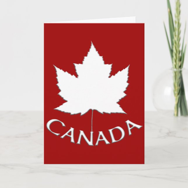 Canada Cards Canada Flag Grußkarten Custom Karte (Vorderseite)