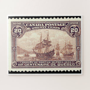 "Canada Cartier 1908, Ausgabe 20c Briefmarke"
