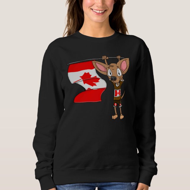Canada Chihuahua Sweatshirt (Vorderseite)