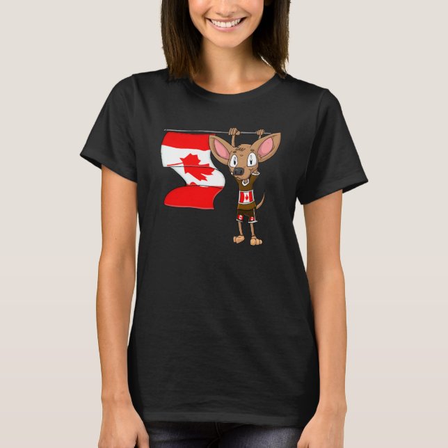 Canada Chihuahua T-Shirt (Vorderseite)