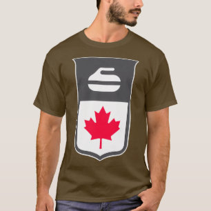 Canada Curling2-Aufkleber T-Shirt