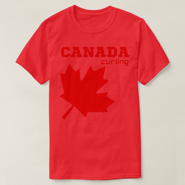 Canada Curling T-Shirt (Design vorne)