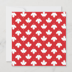 Canada Day Ahornblatt-Einladung Einladung