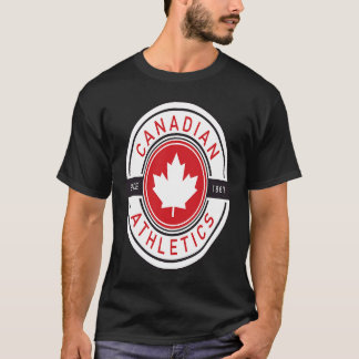 Canada Day  Athletic Team Canada Flag Maple Leaf T-Shirt
