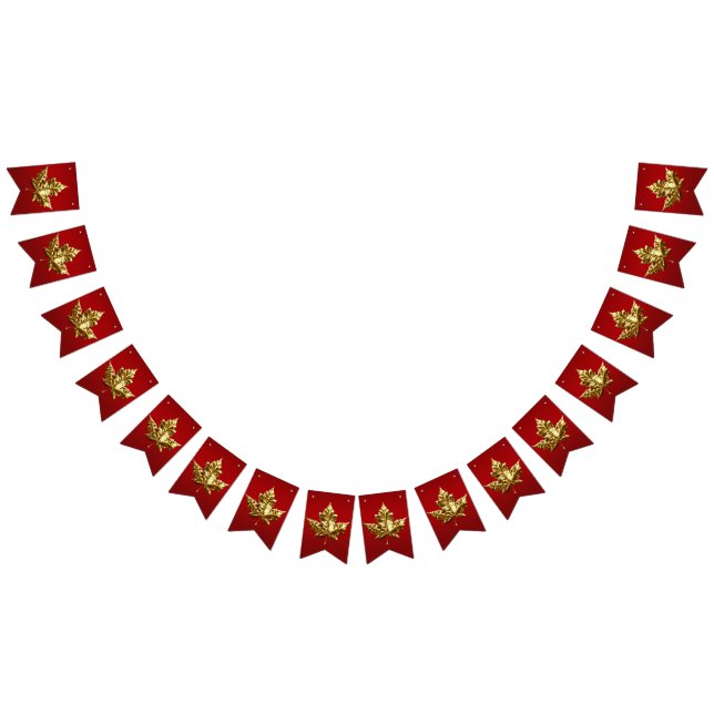 Canada Day Banners Canada Team Decorations Wimpelkette (Alle)