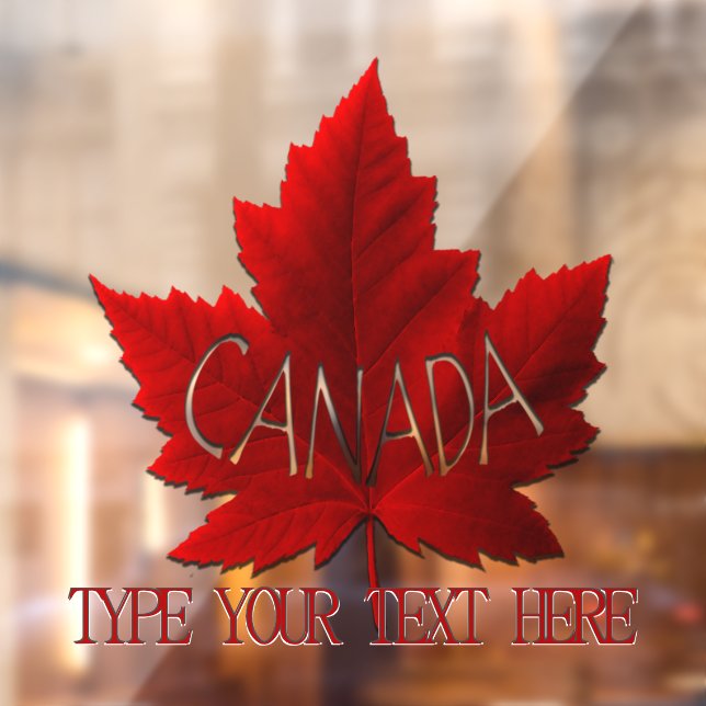 Canada Day Decal Canada Maple Leaf Window Cloning Fensteraufkleber (Blatt 2)