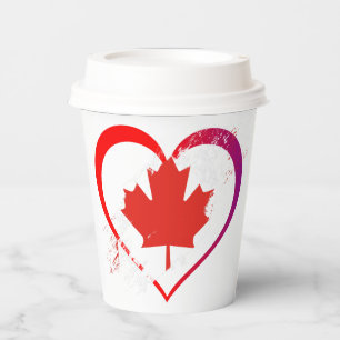 Canada Day Paper Cups Pappbecher