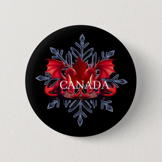 CANADA DRAGONS BUTTON (Vorderseite)