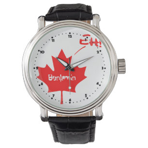 Canada Eh! Funny Canadian Pride Armbanduhr