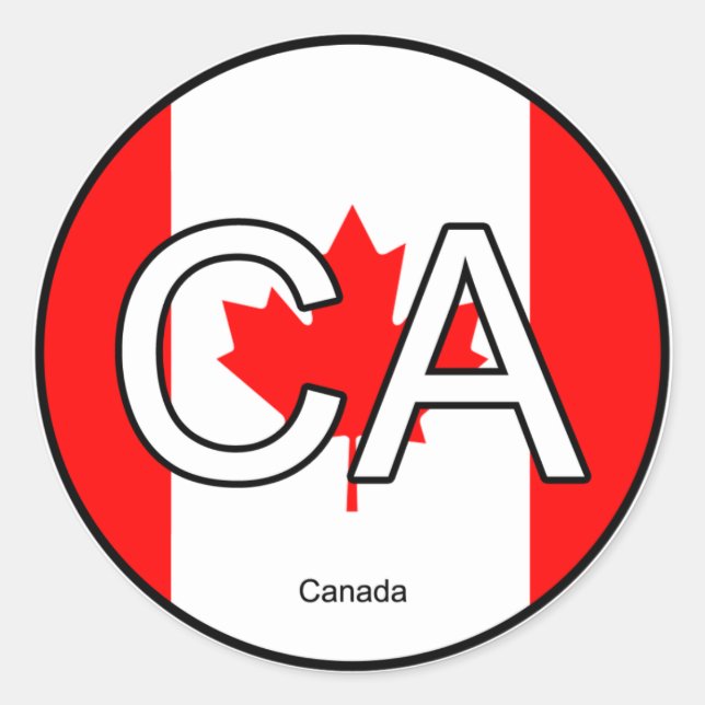Canada Euro Sticker (Vorderseite)