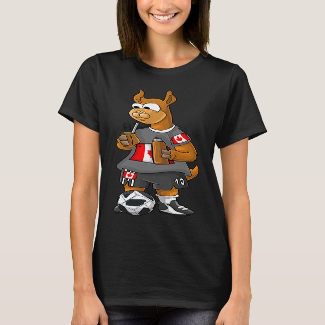 Canada Fan Lama T-Shirt (Vorderseite)