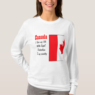Canada-fidélité à mes T-shirts de pays
