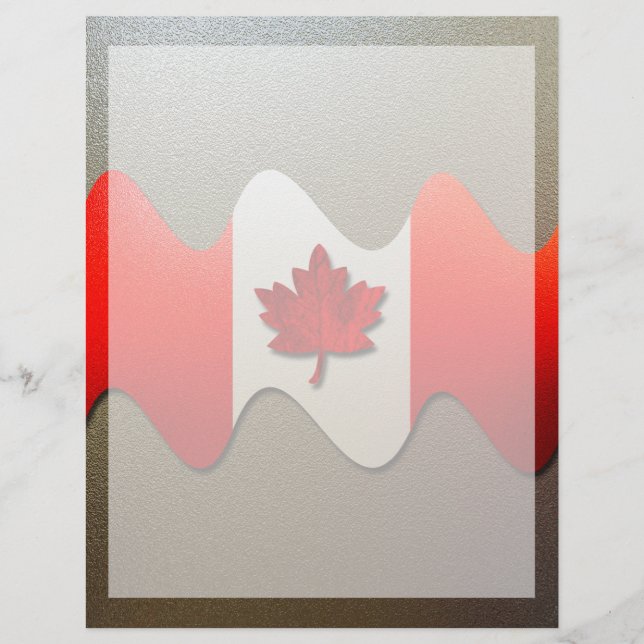 Canada Flag Chrome von Shirley Taylor (Vorderseite)