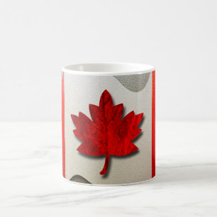 Canada Flag Chrome von Shirley Taylor Kaffeetasse