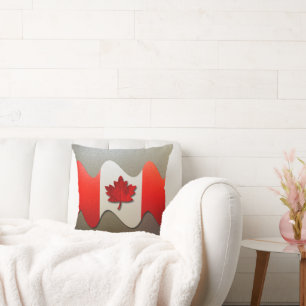 Canada Flag Chrome von Shirley Taylor Kissen