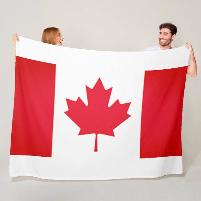 CANADA FLAG FLEECEDECKE (Beispiel)