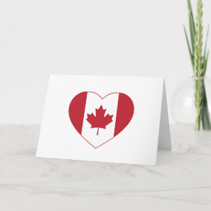 Canada Flag Herzengreeting Card Karte