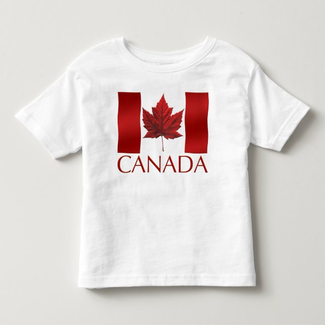 Canada Flag Kleinkind T - Shirt Canada Baby Tee Sh (Vorderseite)