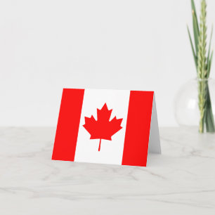 Canada Flag Notecard Karte