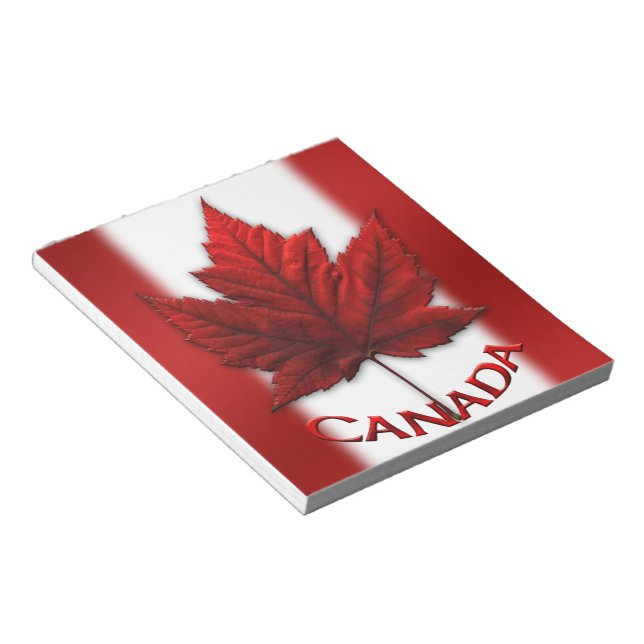 Canada Flag Souvenir Notepad Canada Gifts Notizblock (angewinkelt)