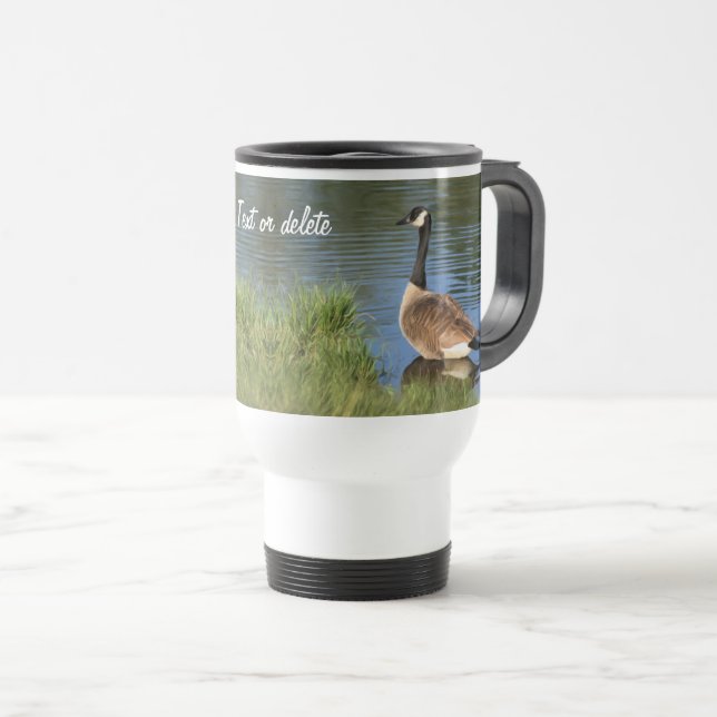 Canada Gänse Animal Art Personalisiert Reisebecher (VorderseiteRechts)