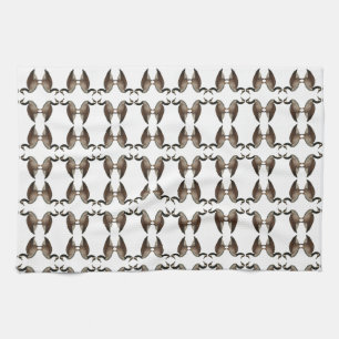 Canada Goose Brown blanc serviettes de cuisine