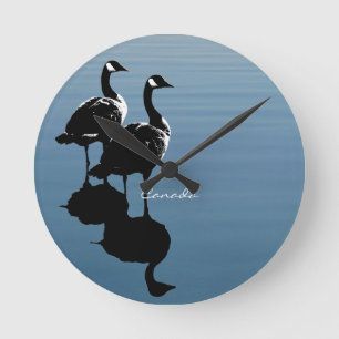Canada Goose Clock Gifts Canada Souvenir Clock Runde Wanduhr