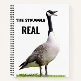 Canada Goose Honking Notizbuch