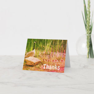 Canada Goose Mom Babies Nature Carte de remercieme