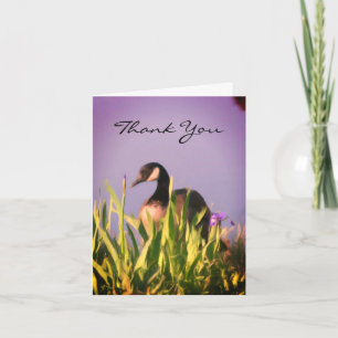 Canada Goose Nature Art Dankeschön Card Dankeskarte