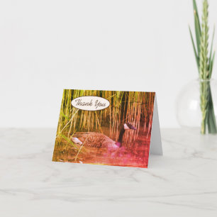 Canada Goose Nature Art Dankeschön Card Dankeskarte