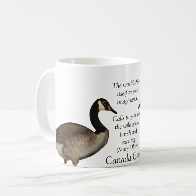 Canada GooseMary Oliver Mug de café blanc (Devant gauche)