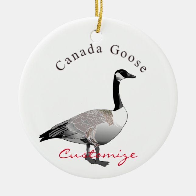 Canada Gose Gander Thunder_Cove Keramik Ornament (Vorne)