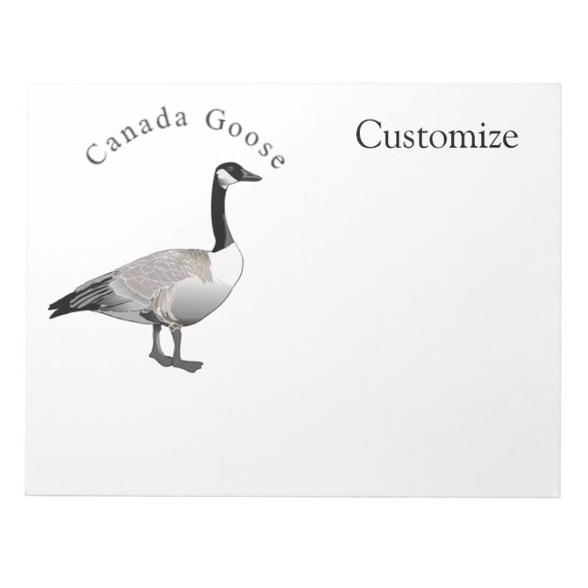 Canada Gose Gander Thunder_Cove Notizblock (Vorderseite)