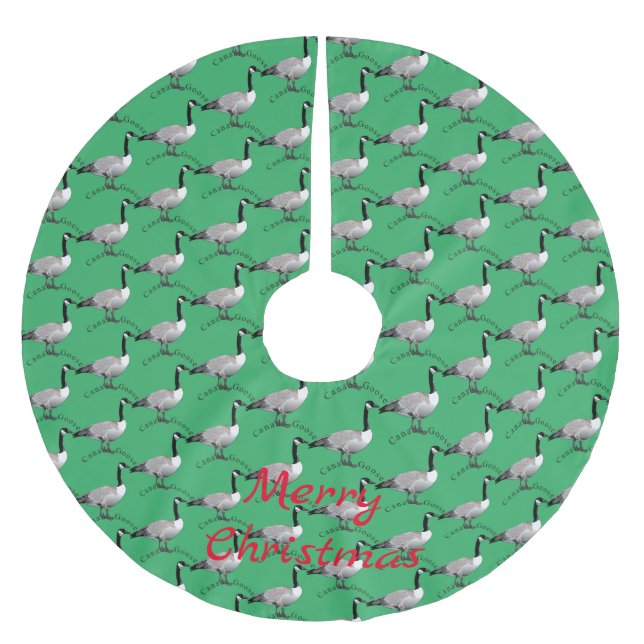 Canada Gose Gander Thunder_Cove Polyester Weihnachtsbaumdecke (Vorderseite)