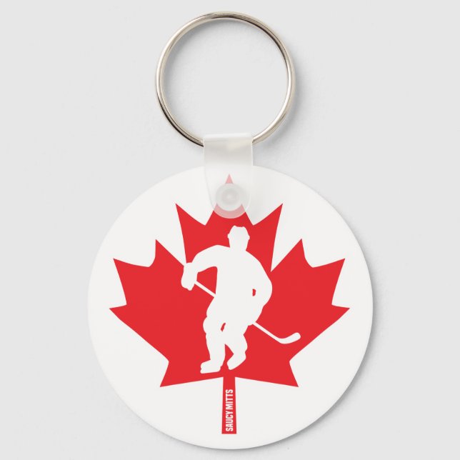 Canada Hockey Maple Leaf Player Schlüsselanhänger (Vorderseite)