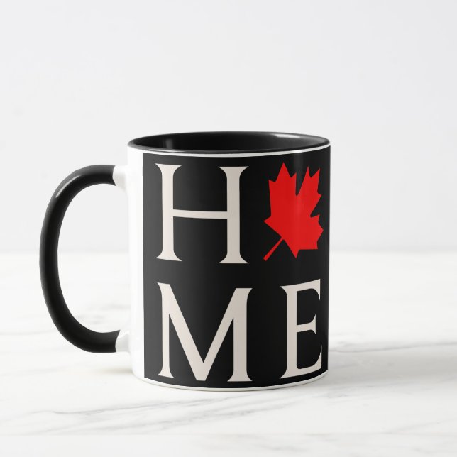 canada home maple leaf canadian tasse (Links)