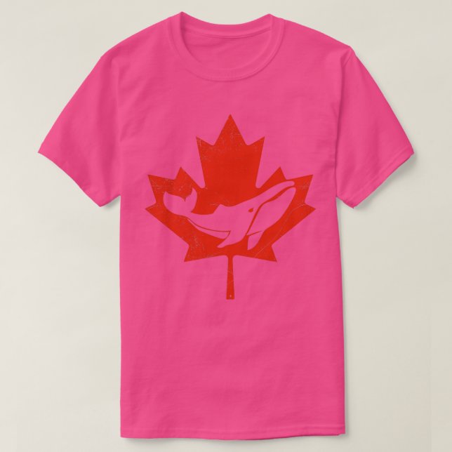 Canada Humpback whale Funny Gift Idee T-Shirt (Design vorne)