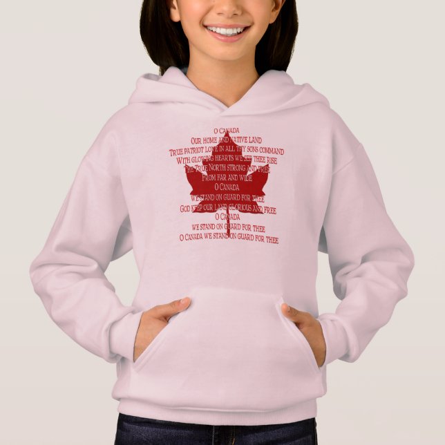 Canada Hymne Sweat - shirt à capuche Souvenir de l (Devant)