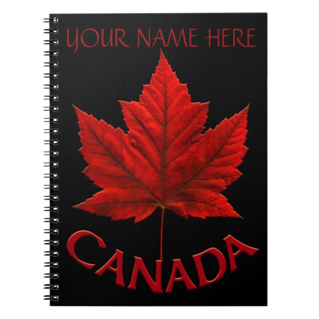 Canada Journal Souvenir Custom Notebooks Kanada Notizblock (Vorderseite)